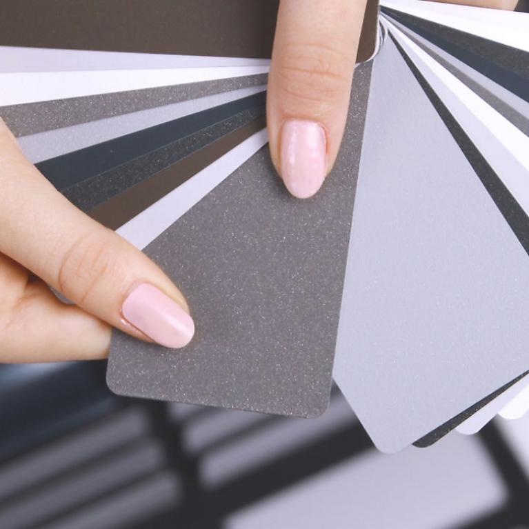 Plan rapproché montre l'Harmonie des teintes ROMA