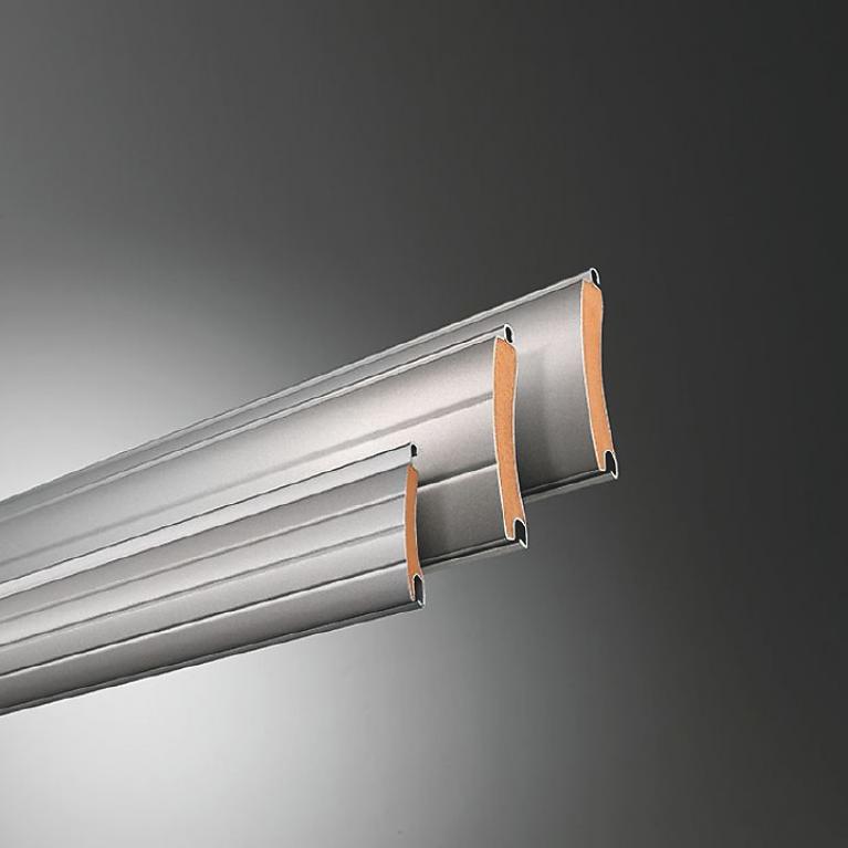 Détail - échantillon lame ALUMINO pour portes de garage