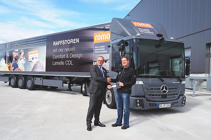 Premier tracteur routier à gaz naturel de Mercedes-Benz