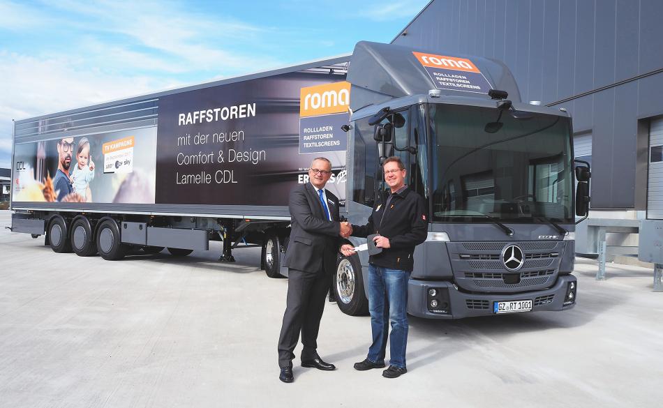 Premier tracteur routier à gaz naturel de Mercedes-Benz