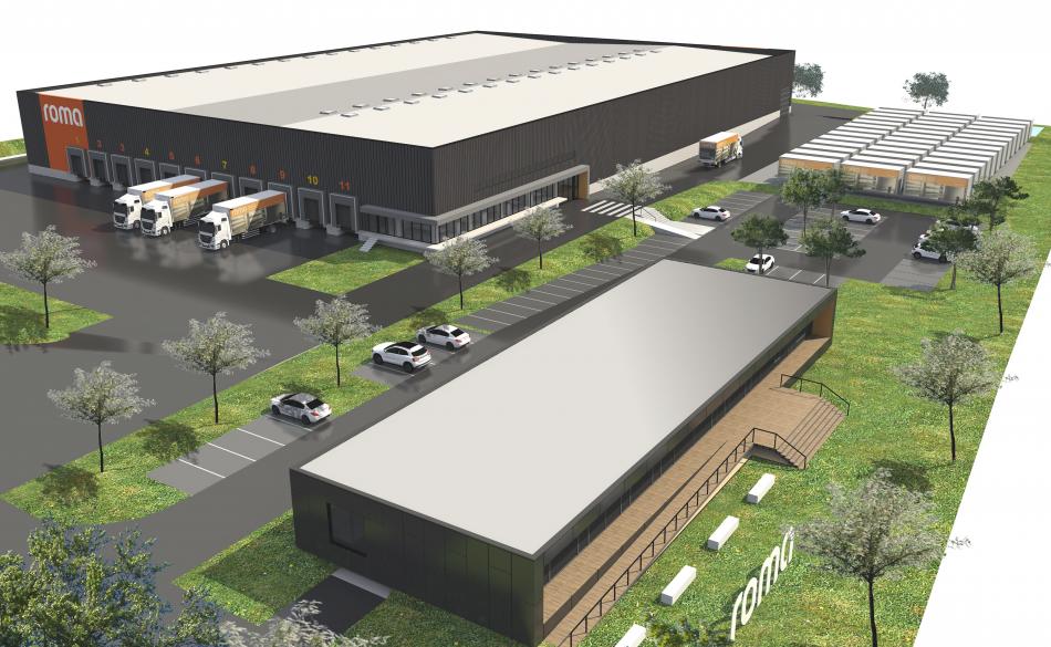 Nouvelle usine de ROMA France à Obernai, Alsace, France