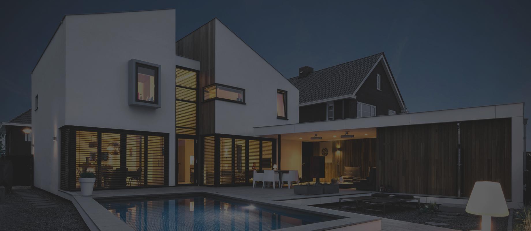 Maison individuelle avec brise-soleil MODULO