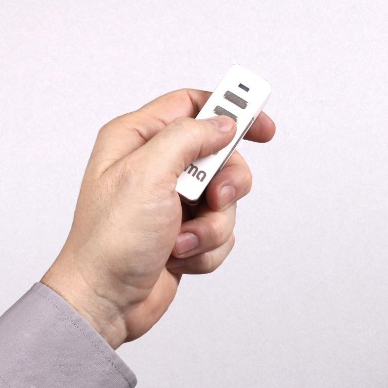 ROMA Garagen Funkfernsteuerung Hand mit Funkfernbedienung zur Garagentoröffnung