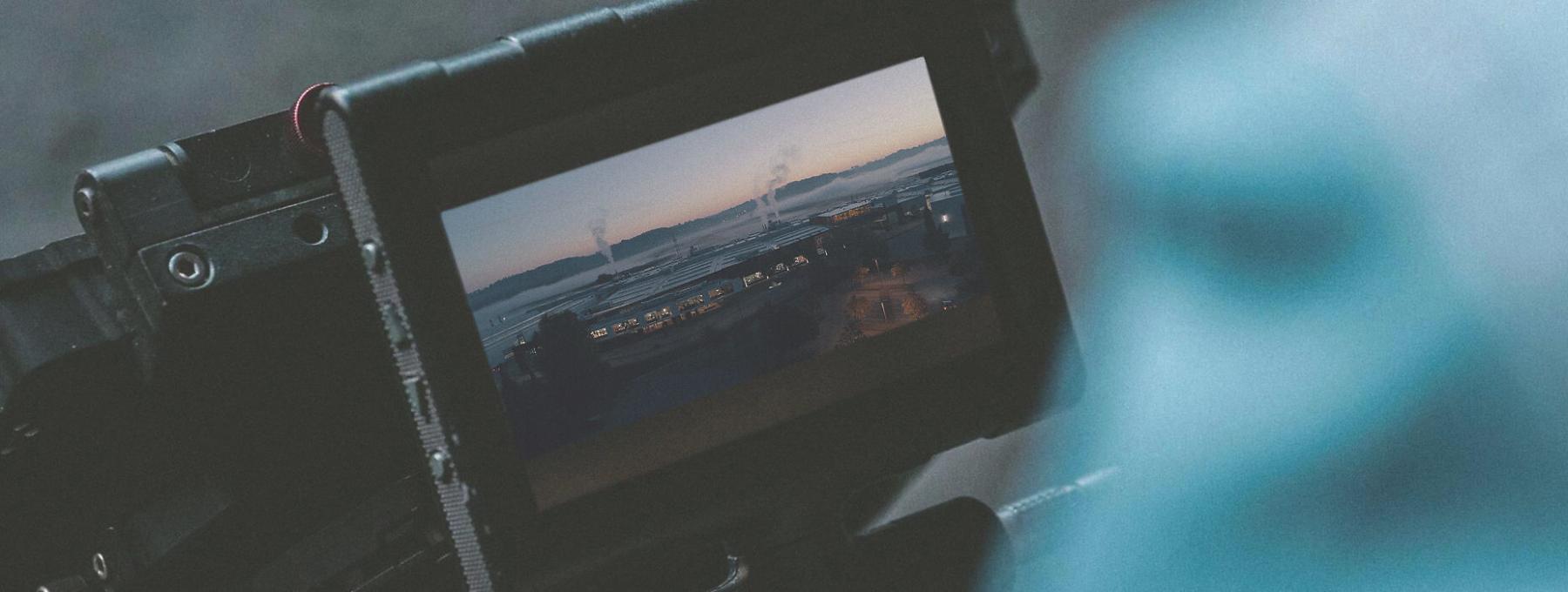 Kamara Viewfinder avec usine de Burgau